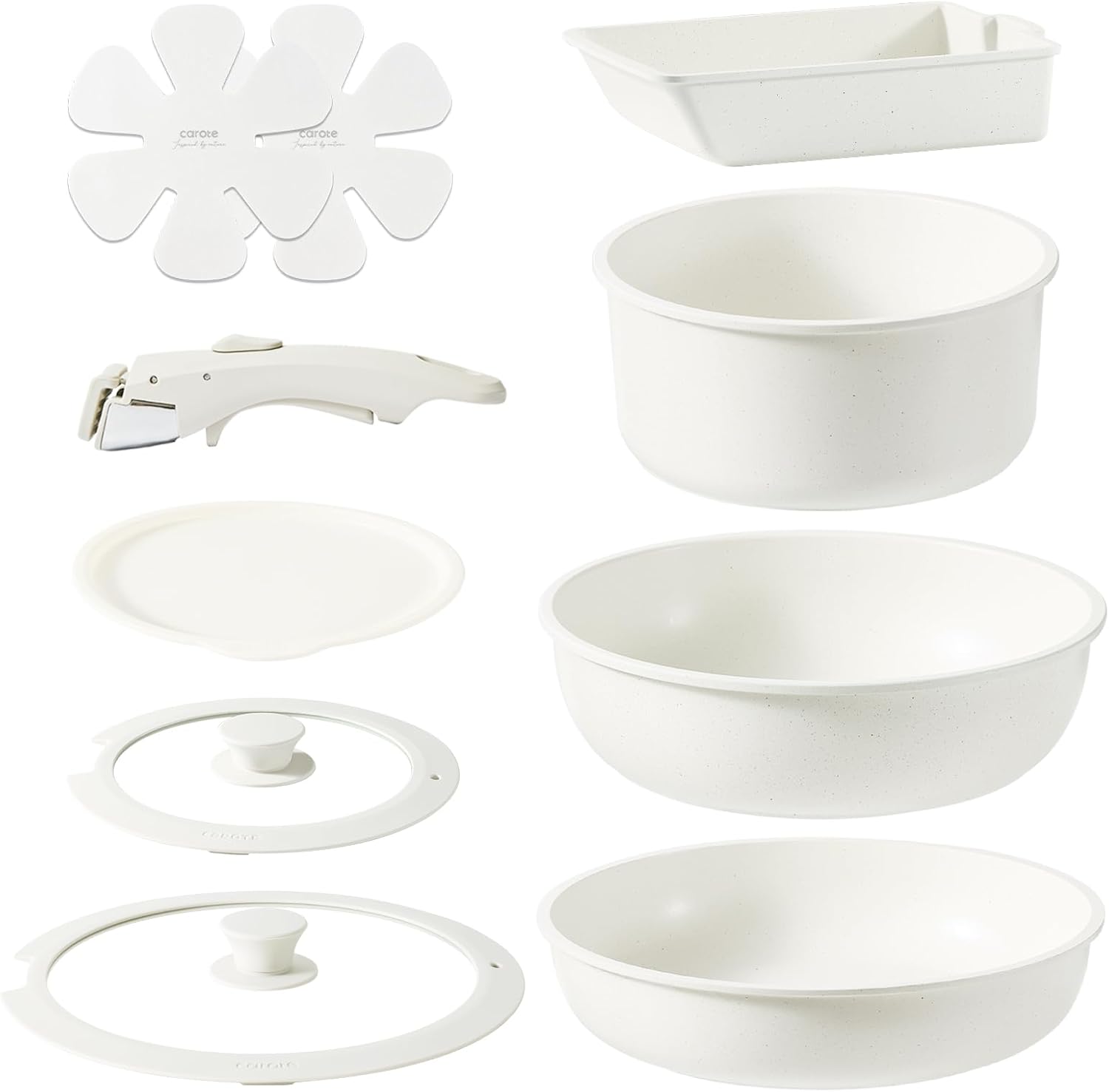 CAROTE カローテ 5層チタンコーティング フライパン表面クローズアップ